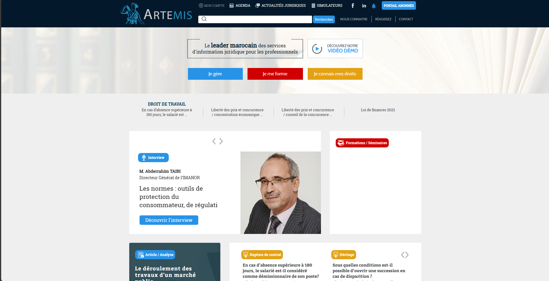 The Moroccan leader in legal information services for professionals
